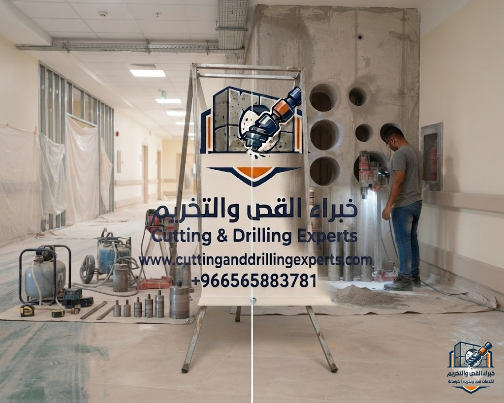  فتح كور بجدة – تخريم خرسانة دقيق بدون تكسير | 0565883781    | خبراء القص والتخريم